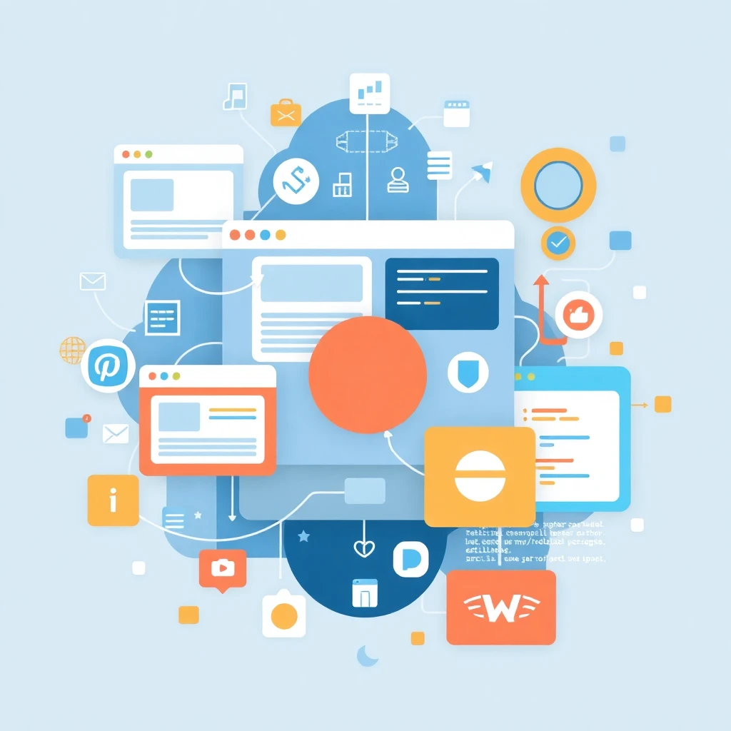 Детальная иллюстрация концепций веб-разработки